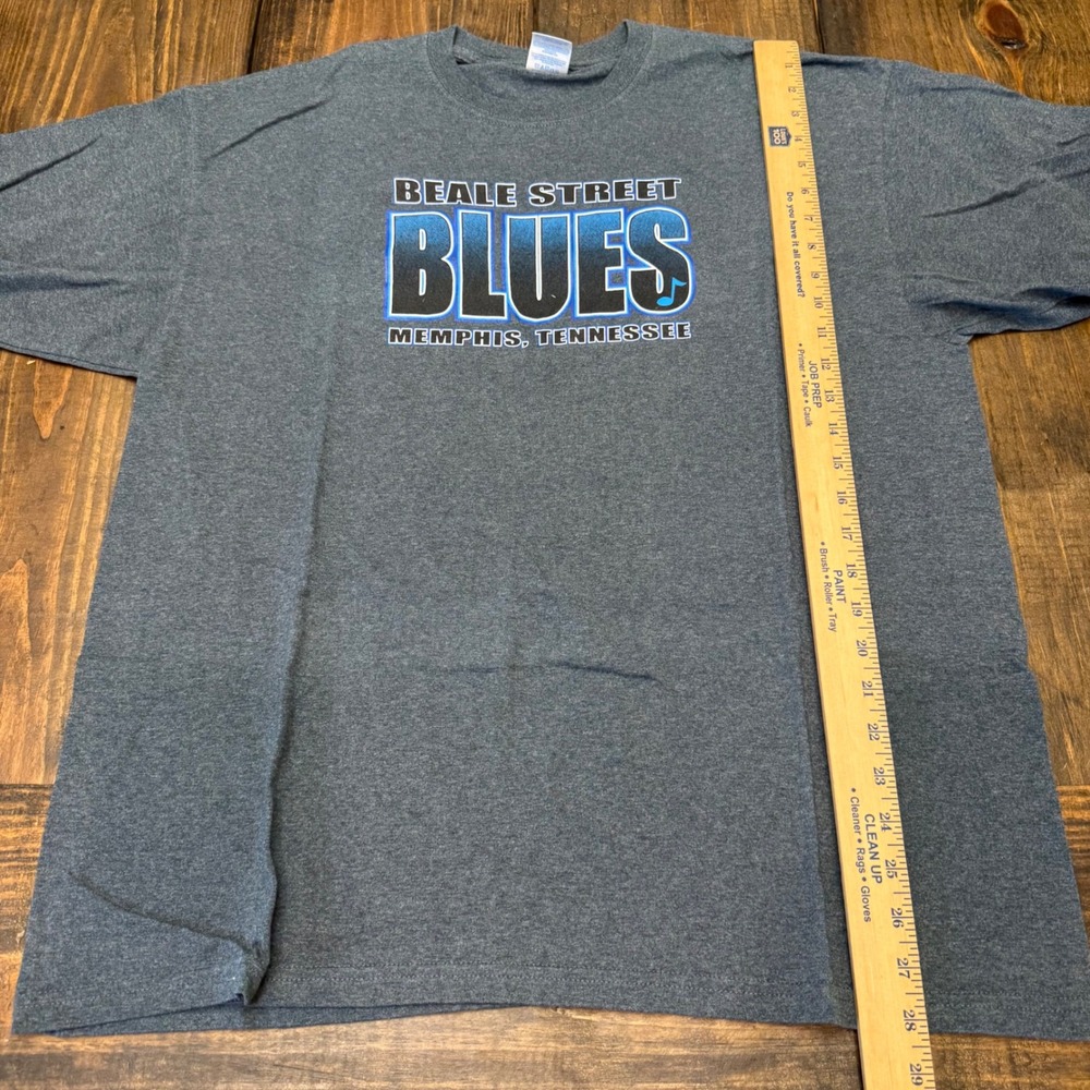 Gildan Beale Street Blues Memphis Tennessee Graphic T-Shirt Mens XL vintage - Picture 4 of 6